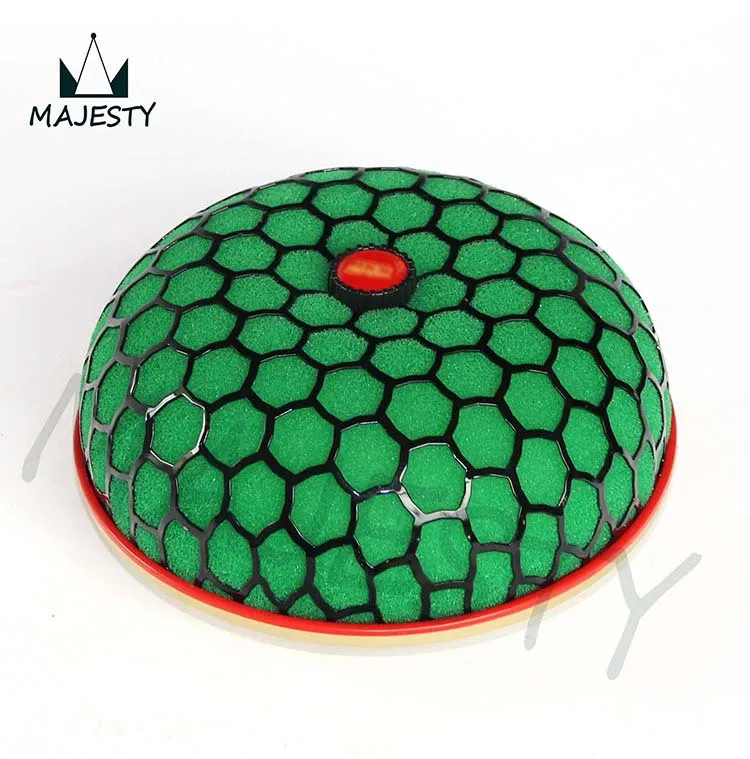 

80mm Universal Super Power Flow Reloaded Air Filter Mushroom Cleaner Intake black MESH Green