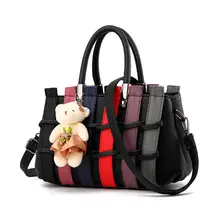 Vintage font b Women b font Messenger Bag Luxury Patchwork Designer font b Leather b font