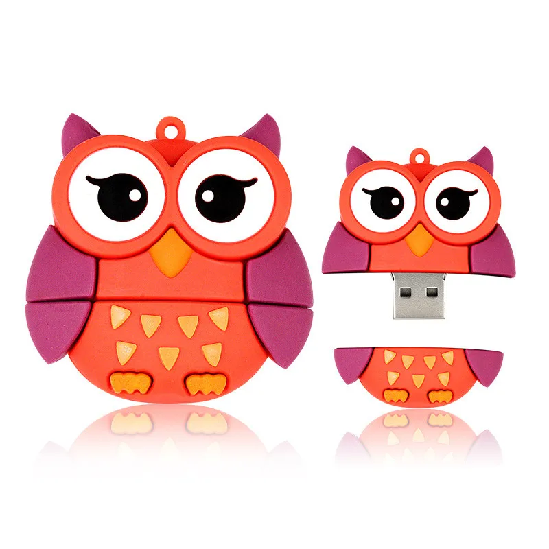 Cute Animal pendrive cartoon penguin owl usb flash drive 4GB 8GB 16GB 32GB 64GB pen drive fox U disk bee memory stick mini gift Cute Animal pendrive cartoon penguin owl usb flash drive 4GB 8GB 16GB 32GB 64GB pen drive fox U disk bee memory stick mini gift
