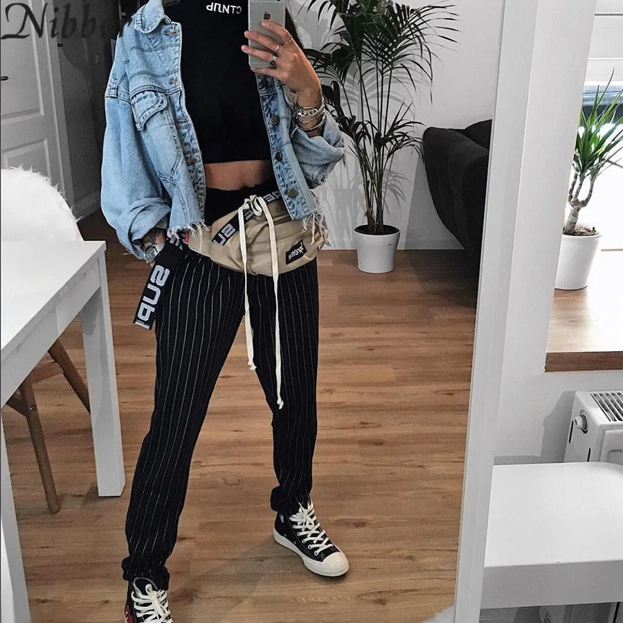 Nibber Womens Autumn Winter Basic Denim Jacket hot sale wild Long Sleeve Loose Warm jacket Spring autumn Casual popular women