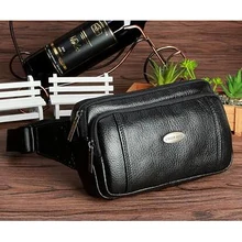 Натуральная кожа, Мужская нагрудная сумка, сумка через плечо, сумка-мессенджер, сумка на пояс, сумка-кошелек