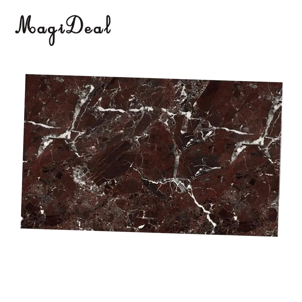 MagiDeal Home Decor Self-adhesive Cobblestones Murals Bathroom Kitchen Floor Stickers Wall Decals
