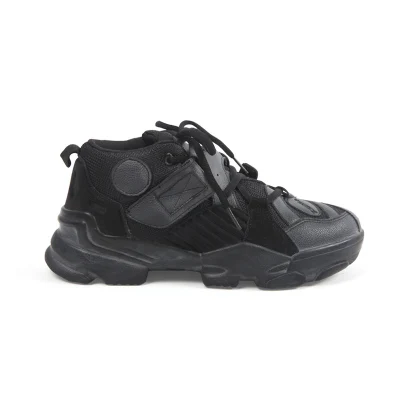 SWYIVY спортивная обувь для мужчин Новинка весна осень мужские кроссовки уличная спортивная обувь для бега светильник - Цвет: Черный