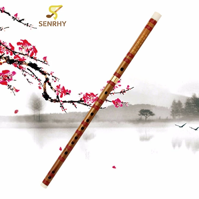 1pcs Bamboo Flute Profeeional Woodwind Flute D Key Chinese Traditional