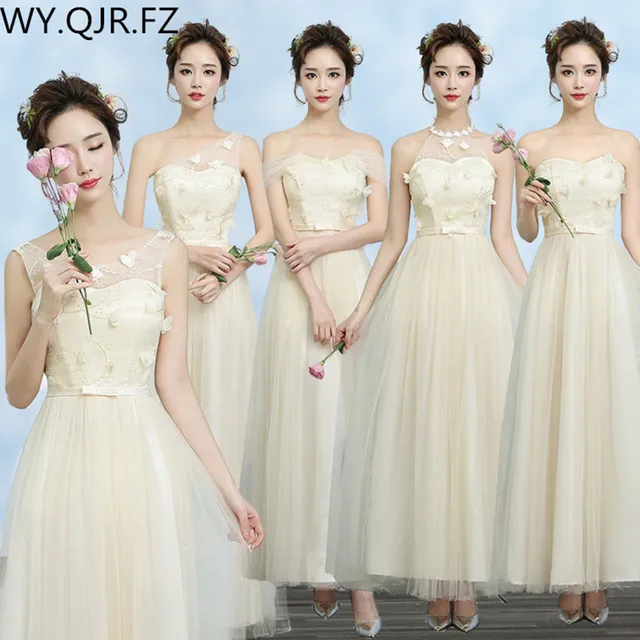 Zx A48xb New Spring Summer 2017 Champagne Long Bridesmaid Dresses Zx A48xb New Spring Summer 2017 Champagne Long Bridesmaid Dresses Bride Toast Wedding Party