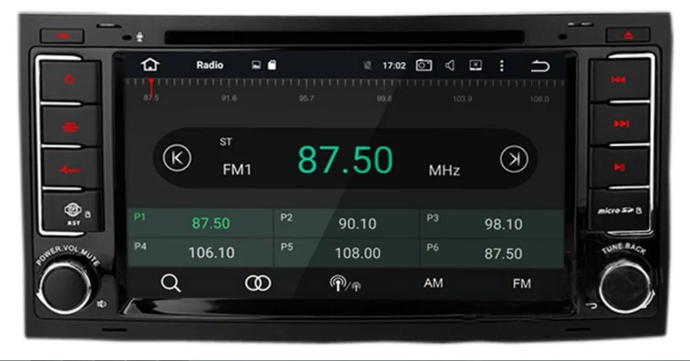 Top Car Multimedia Player Android 8.1.0 2 Din DVD Automotivo For VW/Volkswagen/Touareg/Transporter T5 Radio GPS 4 Core 2G RAM 2