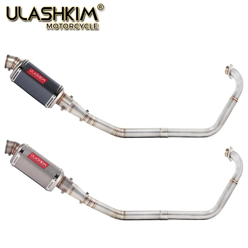 

Motorcycle Full Exhaust Escape System Modifed Middle Link Pipe Slip On For yamaha YZF-R15 R5 MT-15 MT 15 125 2008-2017