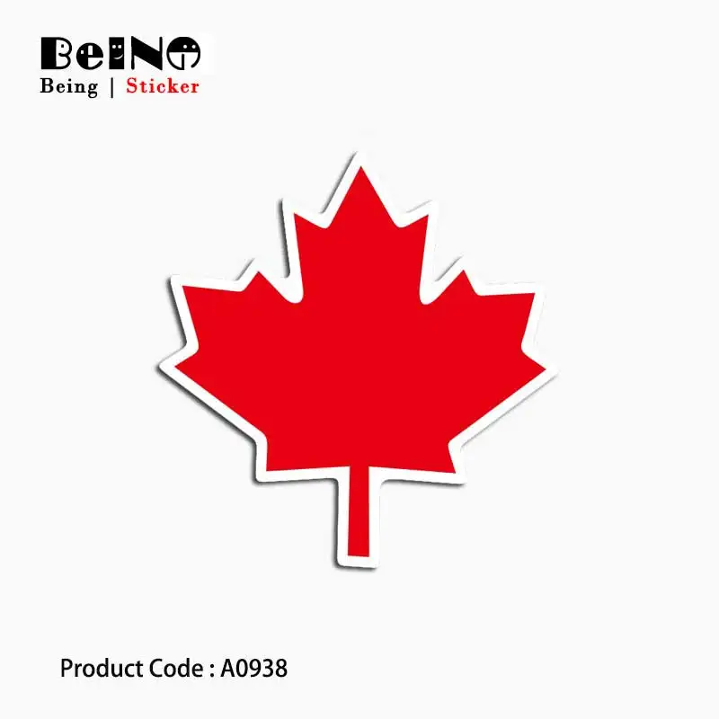 Кленовый лист флаг Канада логотип наклейка страна водостойкий чемодан ноутбук гитара багаж скейтборд игрушка прекрасный A0938 стикер s QY48