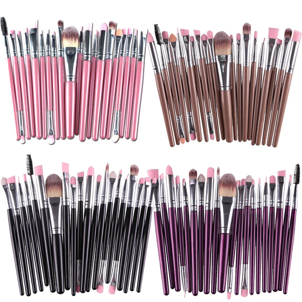

20Pcs Makeup Brushes Kit tools Professional Make Up Foundation Brush Toiletry Kit Wool Make Up Brush Set Tool Maquiagem L510