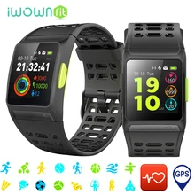 iWOWNfit font b Smart b font font b Watch b font GPS IP67 Waterproof Heart Rate