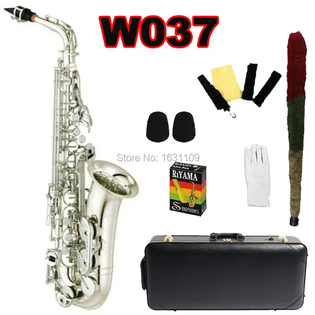 Cheap Newest Yanagisawa Japan Alto Saxophone Eb Sax W037 Silver Plated Brass Instruments Music Professional Saxofone Alto E Flat