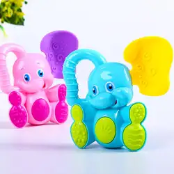 Пластиковый Прорезыватель Babyteethertoy игрушки Baby животных Слон дети