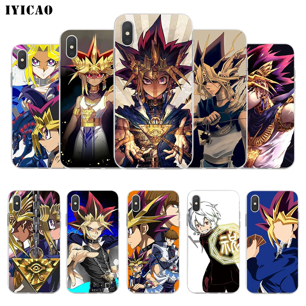 IYICAO Yu Gi Oh юги Муто Мягкий силиконовый чехол для телефона iPhone X XR XS MAX 6 6s 7 8 Plus 5 5S SE TPU