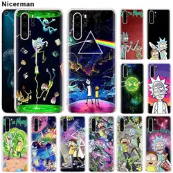 Мягкий чехол Rick and Morty из ТПУ для huawei P30 P20 Pro P30 P20 Lite P10 P9 Lite P Smart Plus прозрачный силиконовый чехол