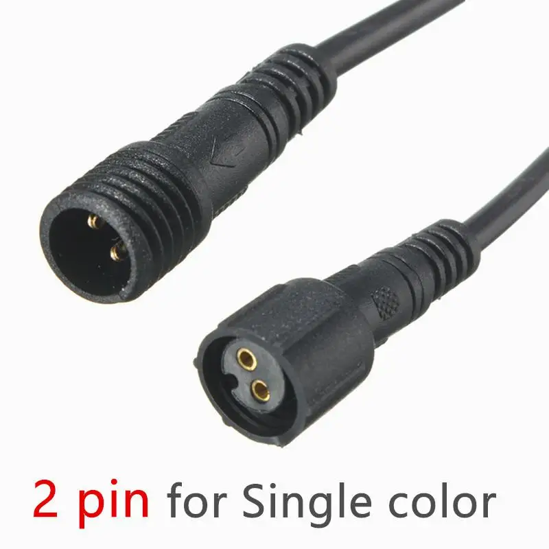 Светодиодная лента 2Pin 40 см/60 см/100 см/200 см/300 см светильник Удлинительный кабель