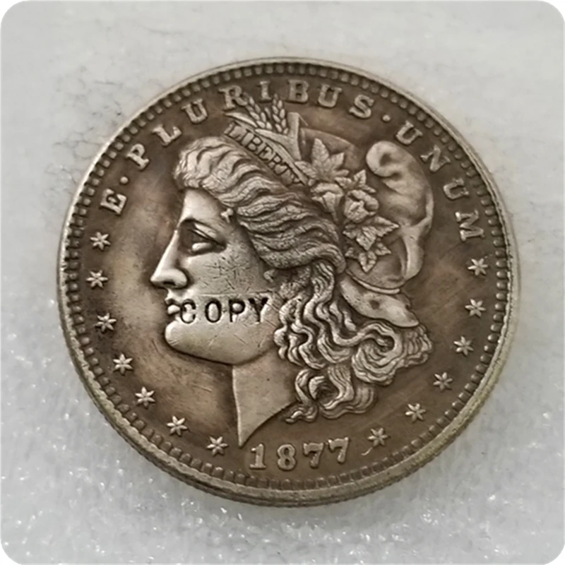 США 1877 50C Morgan's Liberty Head половина доллара Judd-1506 Pollock-1668 копия | Дом и сад