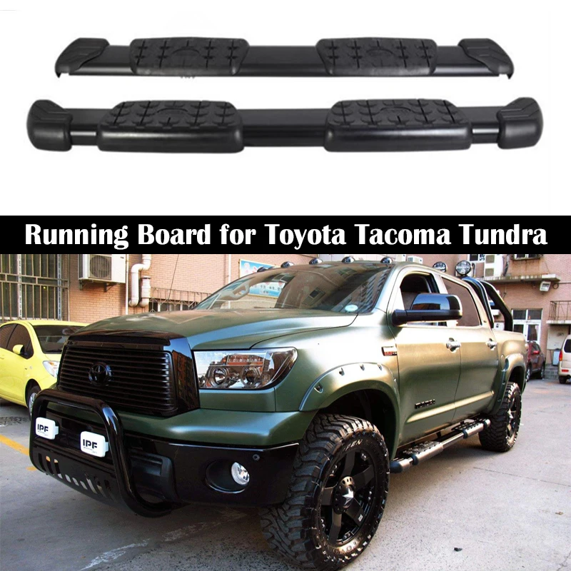 Ходовая плата для Toyota TACOMA TUNDRA 2011 2018 педали боковой ступени отличный алюминиевый