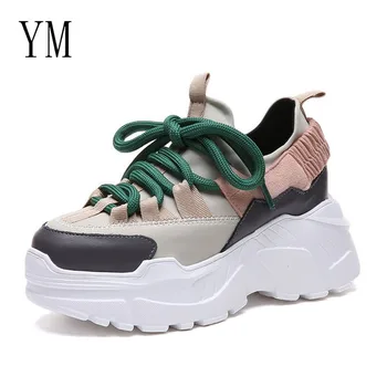 

Autumn Women Casual Shoes Comfortable Platform Shoes Woman Sneaker Thick bottom Ladies Trainers Female Footwear Chaussure Big 40