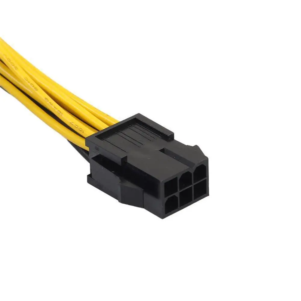 1 шт. PCI E 6 контактный 2x6 + 2 (6 контактный/8 контактный) кабель разветвитель питания