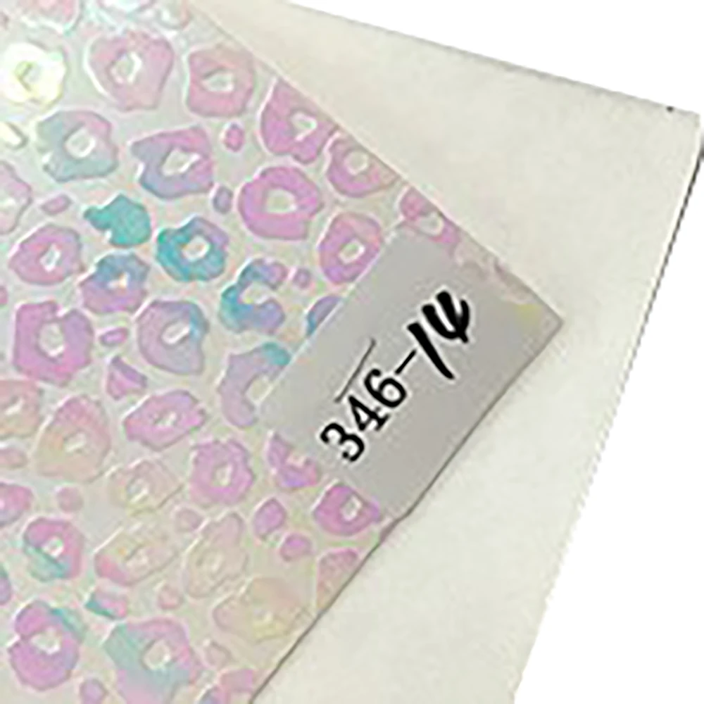 Lychee Life A4 красочные лазерные леопардовые ткани из искусственной кожи высокого качества Синтетическая Кожа DIY швейный материал - Цвет: 14