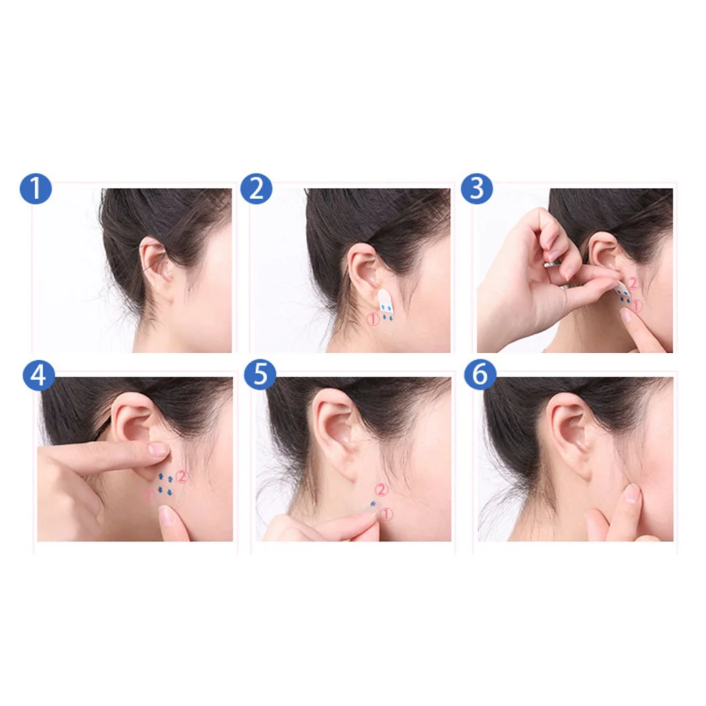 80Pcs Instant Invisible Thin Face Lifting Patches - Women V-Shape Face Lifting Sticker Makeup Tool, Waterproof & Sweat proof