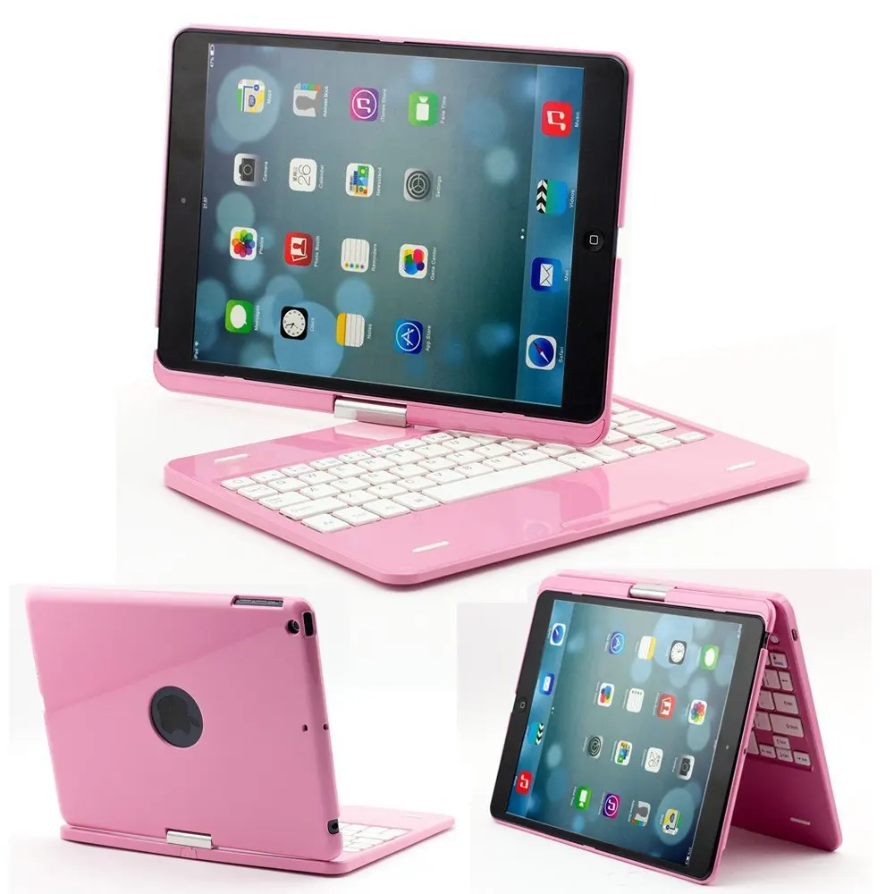 

For IPad Air / ipad5 360 degrees around the rotating Bluetooth keyboard plastic notebook type Bluetooth keyboard shell
