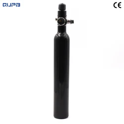 QUBP PCP Paintball Gas Tank 0.38L Compressed Air Cylinder 3000PSI Black 5/8-18UNF Thread TKU038 QUBP PCP Paintball Gas Tank 0.38L Compressed Air Cylinder 3000PSI Black 5/8-18UNF Thread TKU038