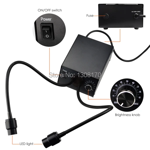 iluminação da sombra-livre de 100v ~ 240v