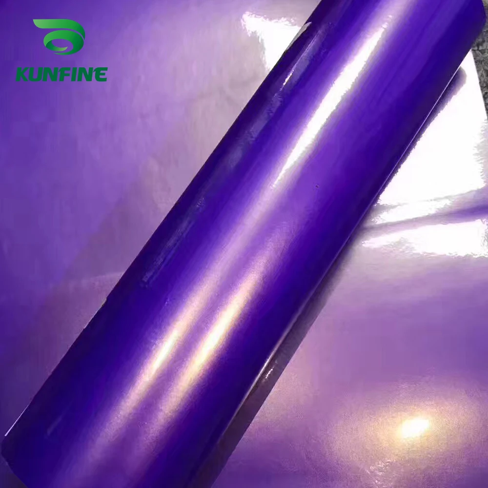 Car Vinyl film Body Sticker Car sticker Dream gold purple (4)