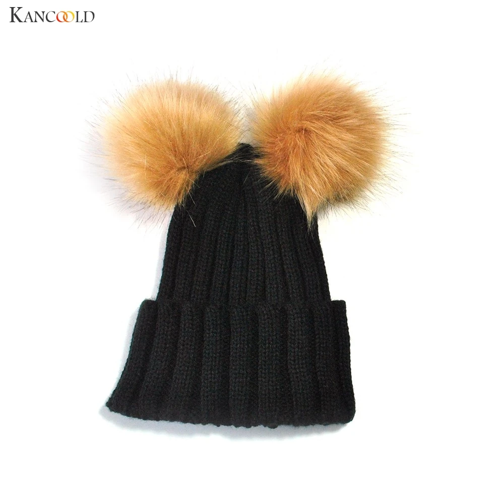 double ball beanie