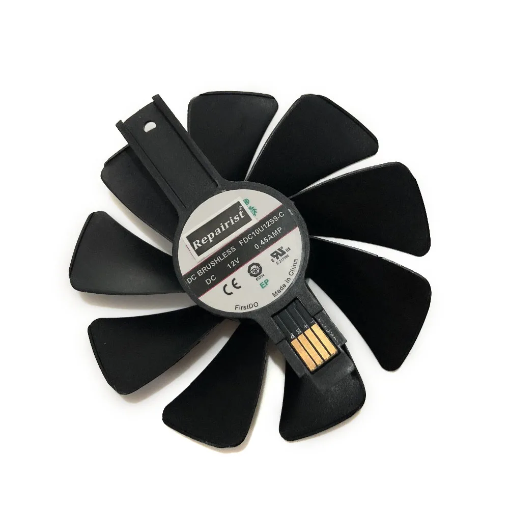 95MM None Cable CF10H12S/FDC10U12S9-C Sapphire RX580 RX480 RX570 VGA Graphics Fan For NITRO RX 570/580/480 Video Card Cooling 95MM None Cable CF10H12S/FDC10U12S9-C Sapphire RX580 RX480 RX570 VGA Graphics Fan For NITRO RX 570/580/480 Video Card Cooling