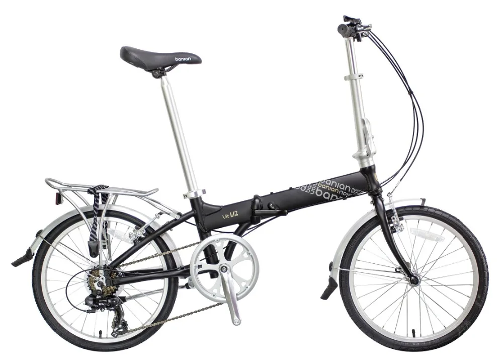 20 inch Folding Bicycle Alloy Front & Rear Wheel V Brake Folding Bike