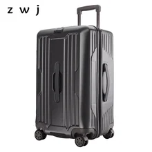25 29 дюймов Мода ретро Спиннер hardside чемодан Спорт Путешествия багажник чемодан на колесах