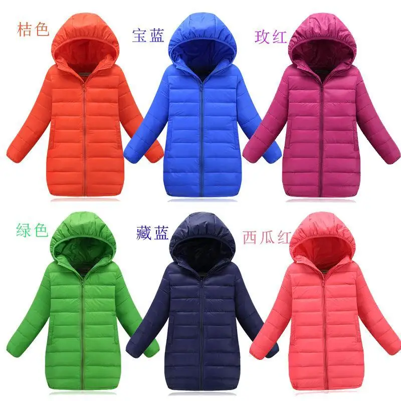 

2017 Fashion Childrens down jackets coats Cotton-padded girls Spring / autumn / winter coat jacket children outerwear 110-150