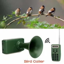 Outdoor Electronic Hunting Decoy Bird Caller Sound Audio Speaker Music Player With Timer & Remote Controller 200M F3340G