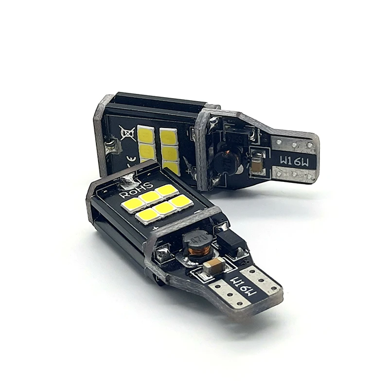 

2x Car Led Signal Lamp T15 3030 Led W21W W21/5W WY21W Canbus Auto Turn Signal Light Reverse Tail Brake Lights 12V