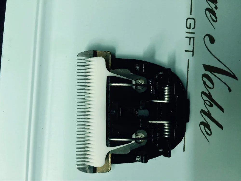 Baorun Парикмахерская головка ножа электрическая машинка для стрижки керамическая режущая головка износостойкая и не нагревающаяся заменяемый режущий элемент головки