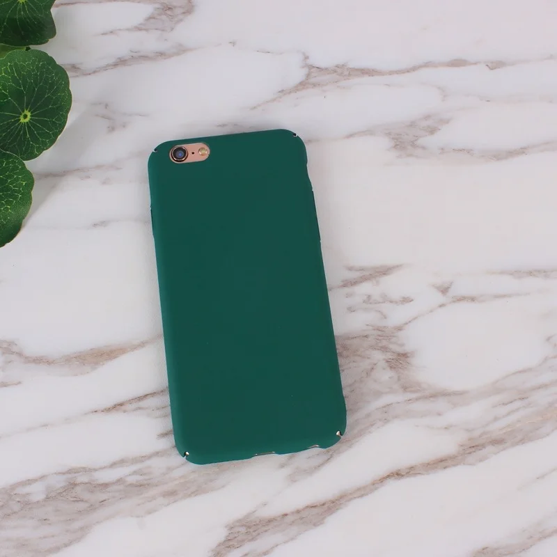 Colorful Solid Candy Colors Case For Apple iPhone 7 Plus 5 5S Se 6 6S 7 Cases Hard 09