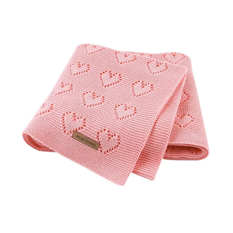 MOTOHOOD Baby Blankets Knitted Newborn Swaddle Wrap Soft Toddler Sofa Crib Bedding Quilt Winter Autumn Baby Stroller Blanket