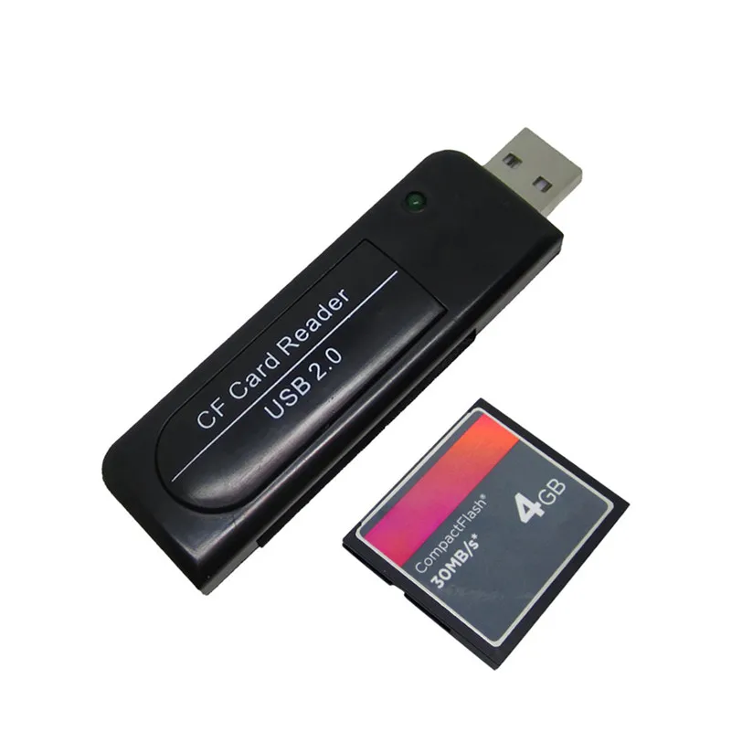 Высокое качество card reader USB 2,0 компактная карта памяти CF card reader высокое Скорость Futural цифровой JUN28