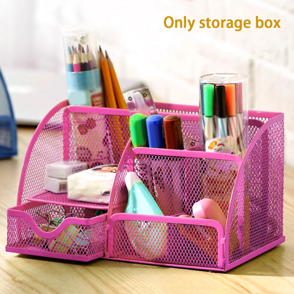 

Office Stationery Storage Box Storage Cabinet Desktop Storage Box School Supplies Storage Box Rack Home Small Items Storage Box