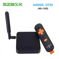 UGOOS UT3S Smart ТВ коробка RK3288 4 ядра 4 GB/32 GB Smart Android ТВ Box 2,4 GHz/5 ГГц Wi-Fi Bluetooth4.0 4 K Media Player Android 4,4