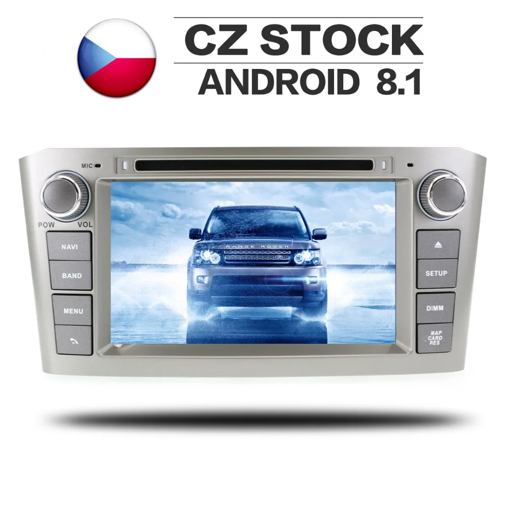 Android 8,1 Радио Стерео gps для Toyota Avensis 2002 2003 2004 2005 2008 автомобильный dvd-плеер навигация Мультимедиа Авто ips