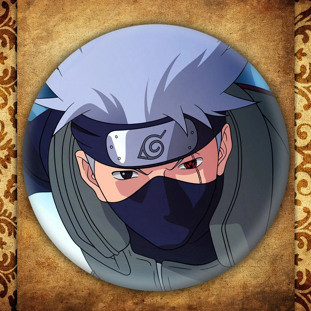 Ботинки в стиле аниме Naruto бейдж с дисплеем японский мультфильм рисунок героя