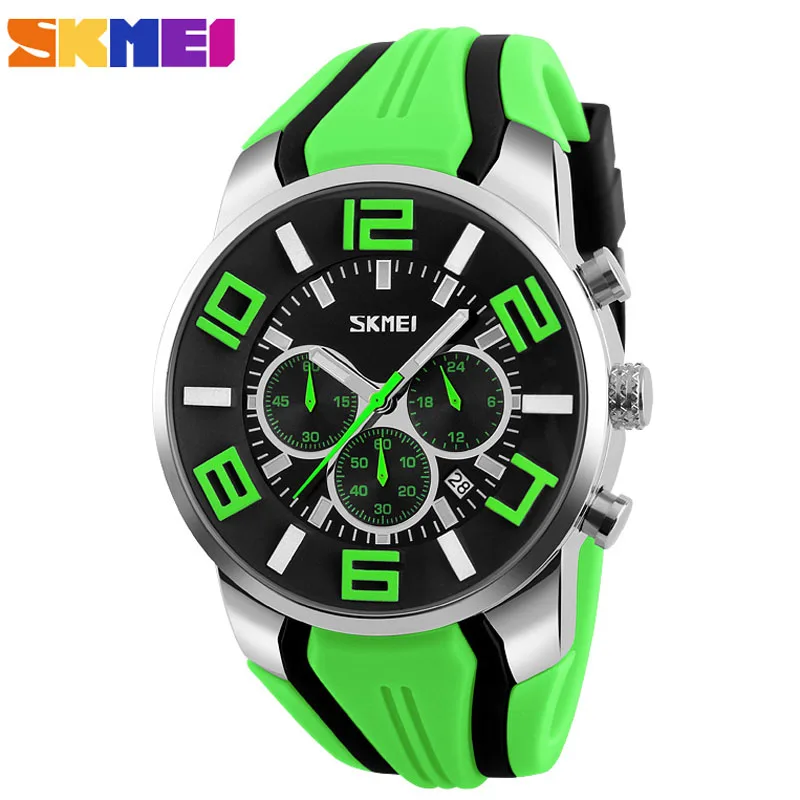 New SKMEI Watches Men Sport Watch Outdoor Casual Quartz Wristwatch Waterproof Military Chronograph Clock Relogio Masculino