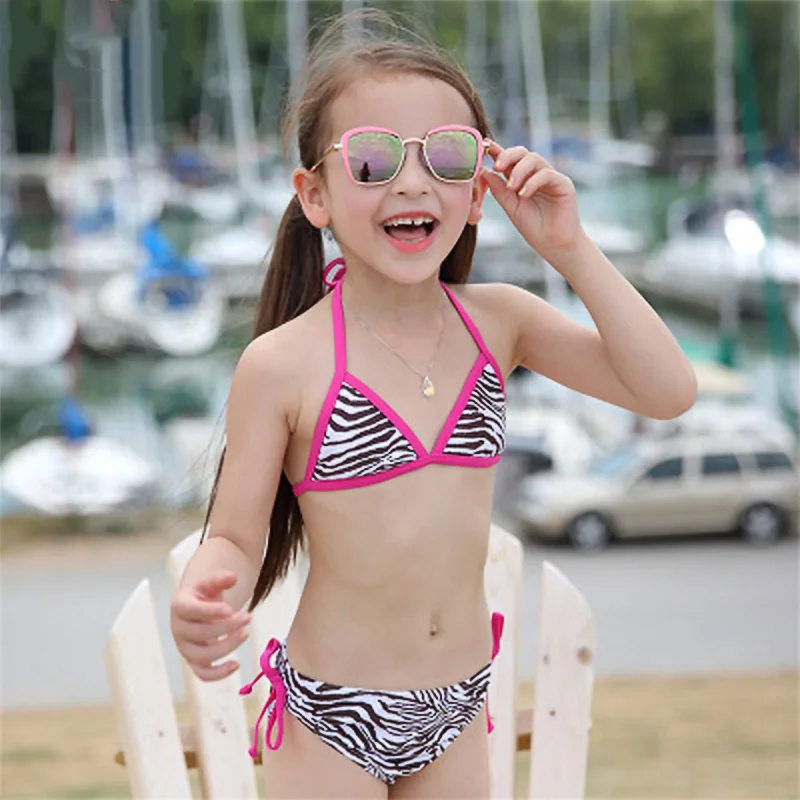 Купальный костюм для маленьких девочек от 0 до 24 месяцев, купальный костюм для девочек Купальник для детей, купальный костюм для девочек - Цвет: Pink leopard