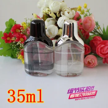 

35ML Fashion Aliquot Bulk Perfume Bottles Glass Black Spray Color Bottles Min Perfume Bottle