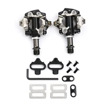 Bicycle SPD Pedal Pedales Bicicleta MTB Mountain Bike Pedals Self-Locking Clipless With Cleats Compatible For Shimano SPD shimano pd m530 bike pedals racing mountain mtb bicycle pedals spd m530 cleats trail self locking clipless bicicleta parts