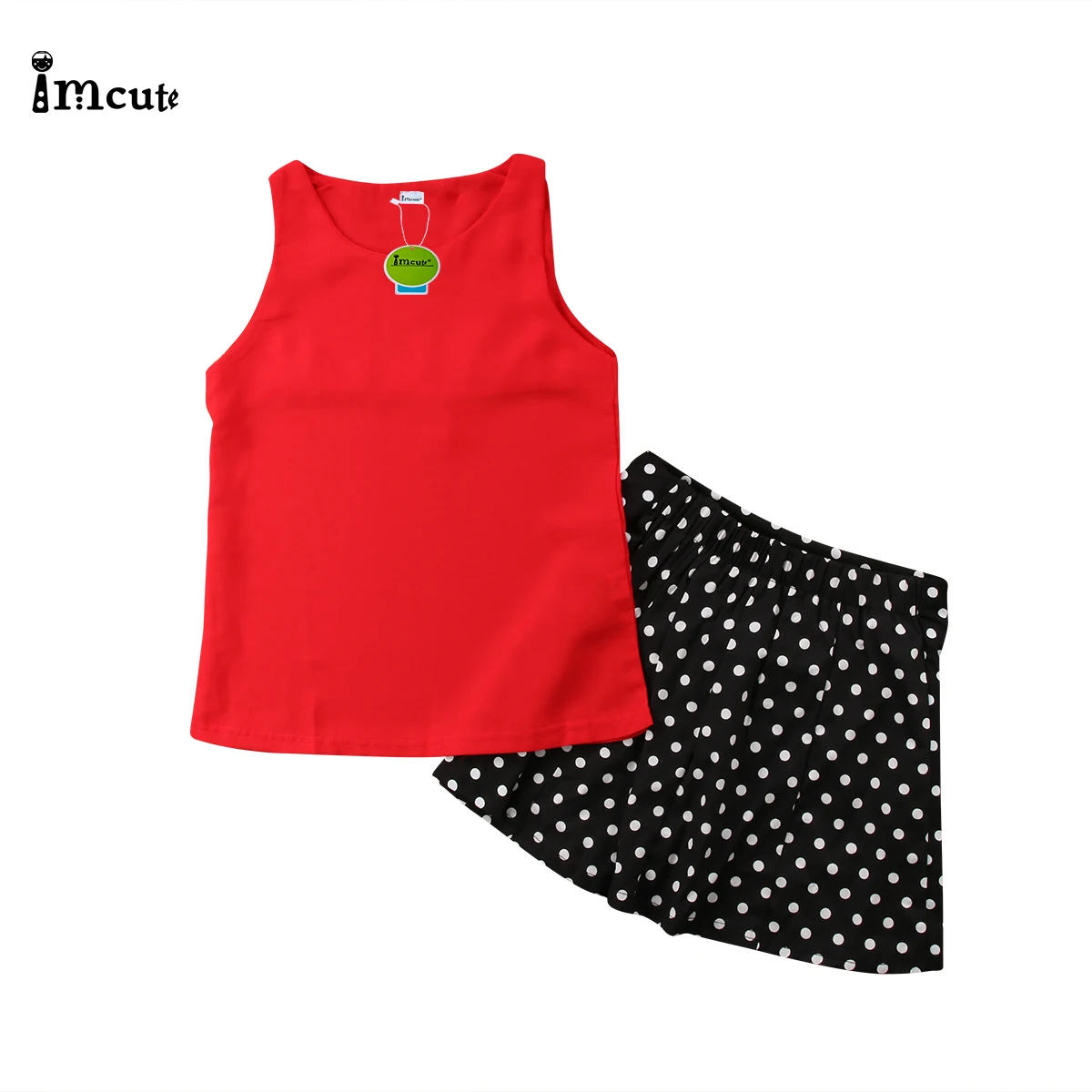 

Fashion Temperament Chiffon blouses Tops Bowknot Dot Skirt Clothes Girls Baby Kids Outfits Set2-7T