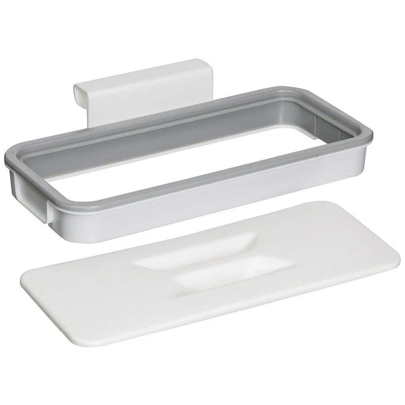 

Attach A Trash Cupboard Door Back Trash Rack Storage Garbage Bag Holder Hanging Kitchen Cabinet Hanging Trash Rack kitchen Tools